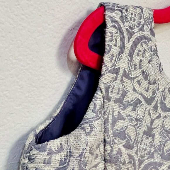 Oshkosh Girl's Fit & Flare Floral Dress Sleeveless Low-High Princess Holiday 5T - Picture 8 of 13